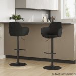Boyne Industrial Black Metal Dark Grey Swivel Barstools (Set of 2) 13 Boyne Industrial Black Metal Dark Grey Swivel Barstools (Set of 2)