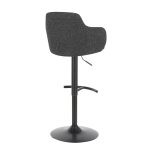 Boyne Industrial Black Metal Dark Grey Swivel Barstools (Set of 2) 17 Boyne Industrial Black Metal Dark Grey Swivel Barstools (Set of 2)
