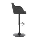 Boyne Industrial Dark Grey Swivel Barstools (Set of 3) 12 Boyne Industrial Dark Grey Swivel Barstools (Set of 3)