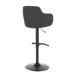 Boyne Industrial Dark Grey Swivel Barstools (Set of 3) 13 Boyne Industrial Dark Grey Swivel Barstools (Set of 3)