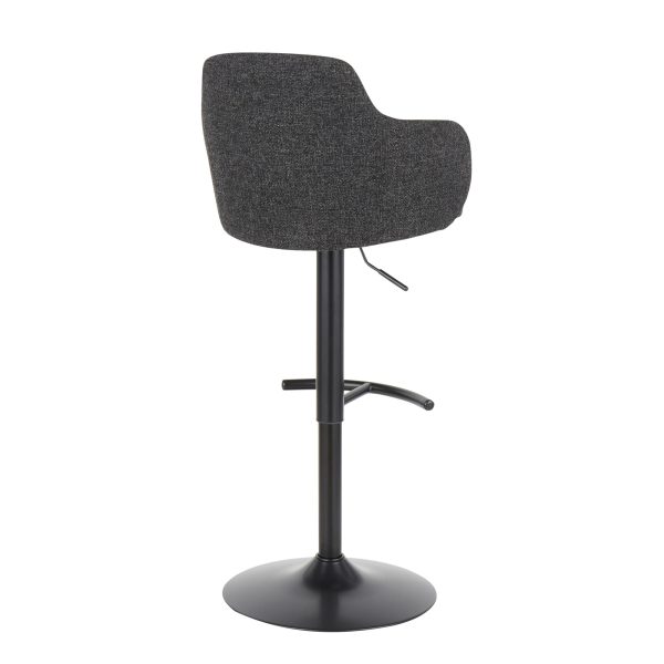 Boyne Industrial Dark Grey Swivel Barstools Set of 3 3