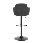 Boyne Industrial Dark Grey Swivel Barstools (Set of 3) 14 Boyne Industrial Dark Grey Swivel Barstools (Set of 3)