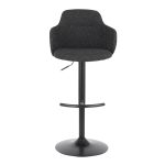 Boyne Industrial Dark Grey Swivel Barstools (Set of 3) 15 Boyne Industrial Dark Grey Swivel Barstools (Set of 3)