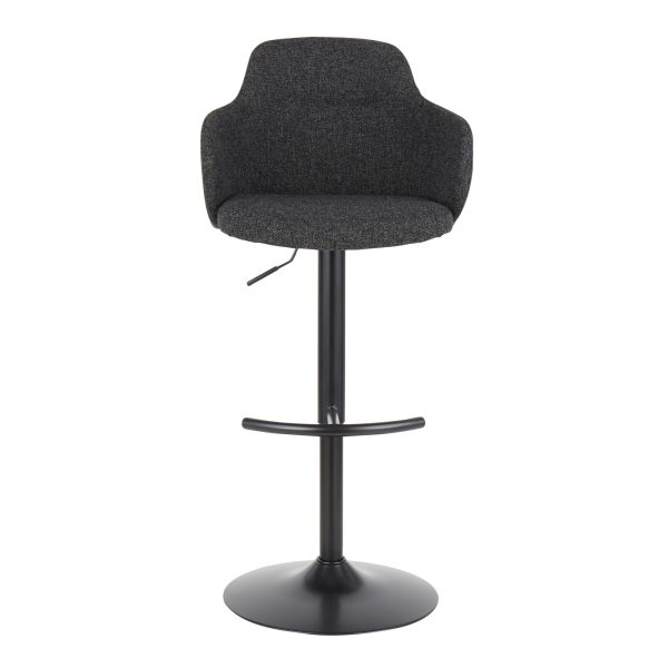 Boyne Industrial Dark Grey Swivel Barstools Set of 3 5