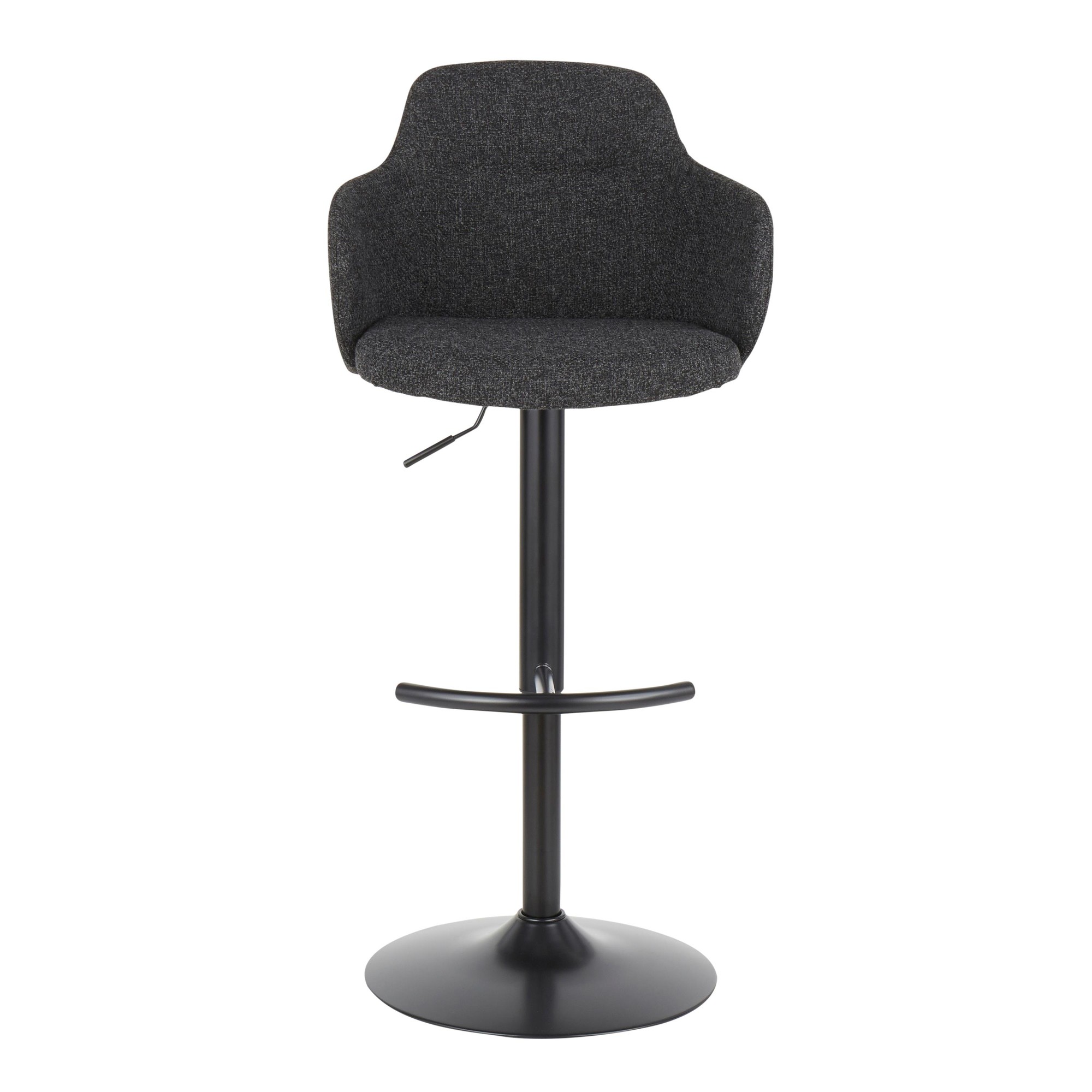 Boyne Industrial Dark Grey Swivel Barstools (Set of 3) 6 Boyne Industrial Dark Grey Swivel Barstools (Set of 3) - Image 6