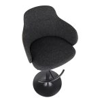 Boyne Industrial Dark Grey Swivel Barstools (Set of 3) 16 Boyne Industrial Dark Grey Swivel Barstools (Set of 3)