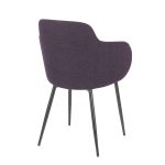 Boyne Industrial Purple Noise Fabric Black Metal Accent Chair 14 Boyne Industrial Purple Noise Fabric Black Metal Accent Chair