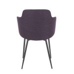Boyne Industrial Purple Noise Fabric Black Metal Accent Chair 15 Boyne Industrial Purple Noise Fabric Black Metal Accent Chair