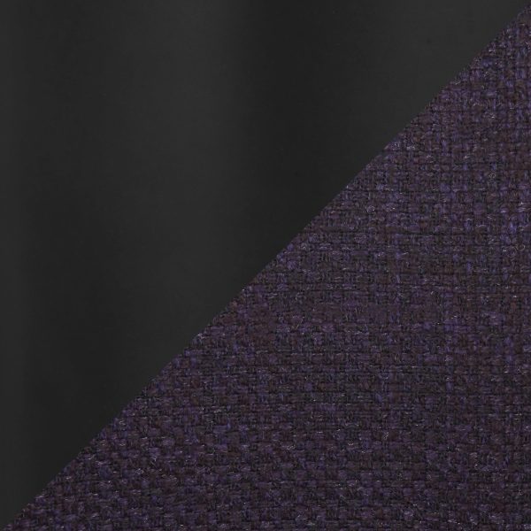 Boyne Industrial Purple Noise Fabric Black Metal Accent Chair 9