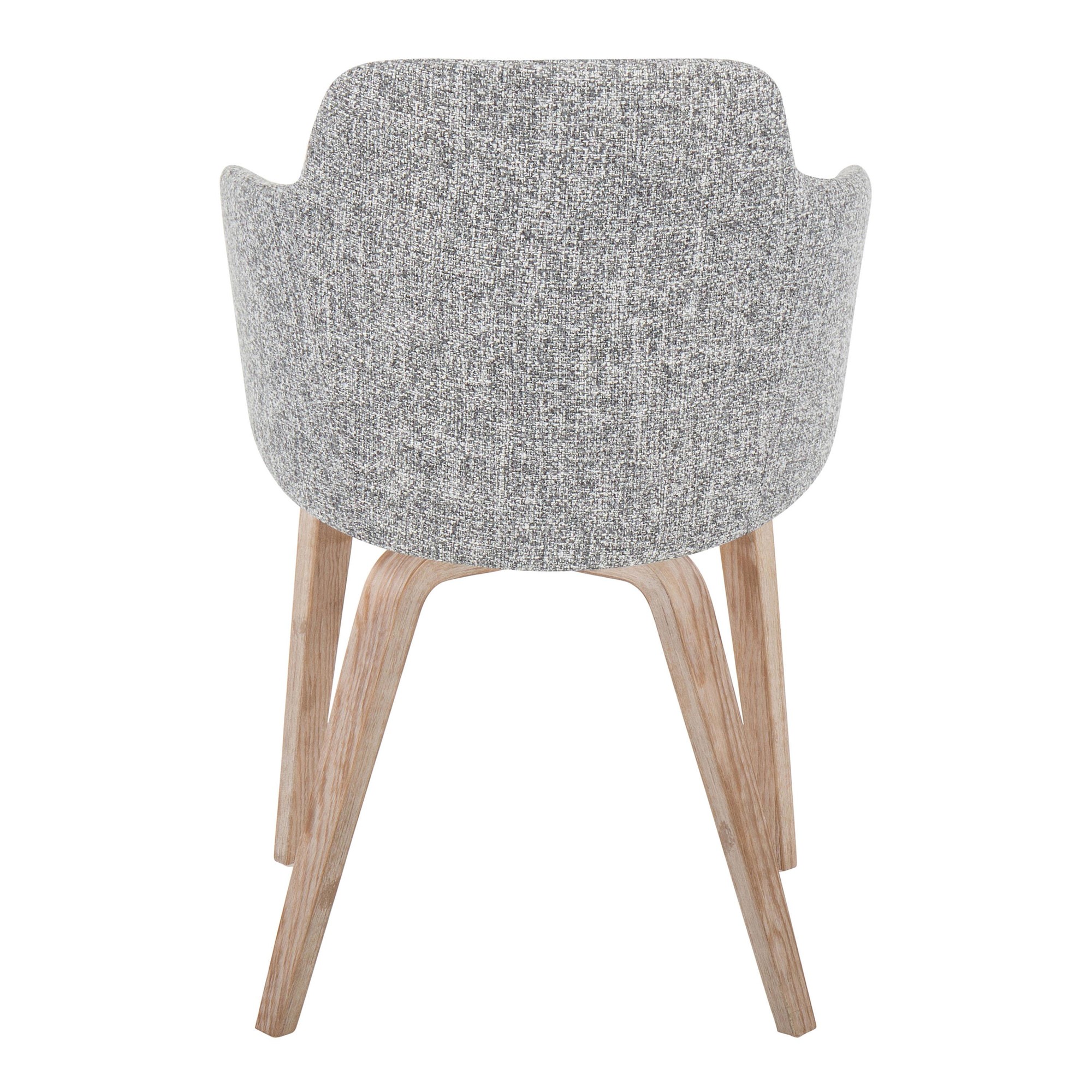 Boyne Whitewashed Wood Grey Contemporary Dining/Accent Chairs (Set of 2) 7 Boyne Whitewashed Wood Grey Contemporary Dining/Accent Chairs (Set of 2) - Image 7