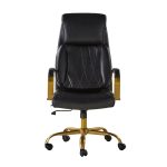 Bradford Black Vegan Leather Ergonomic Office Chair Airbag Lumbar Support 7 Bradford Black Vegan Leather Ergonomic Office Chair Airbag Lumbar Support