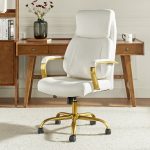 Bradford Ivory Vegan Leather Airbag Lumbar Support Office Chair 6 Bradford Ivory Vegan Leather Airbag Lumbar Support Office Chair