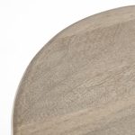 Brahma 26" Total Height White Washed Wood Stool