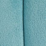 Braided 16-Inch Round Ice Blue Velvet Contemporary Ottoman 8 Braided 16-Inch Round Ice Blue Velvet Contemporary Ottoman