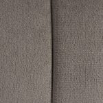 Braided 24-Inch Dark Grey Velvet Round Contemporary Ottoman