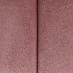Braided Round 24 Blush Pink Velvet Contemporary Ottoman