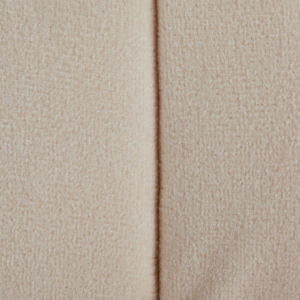 Braided Round 24 Cream Velvet Contemporary Ottoman 5