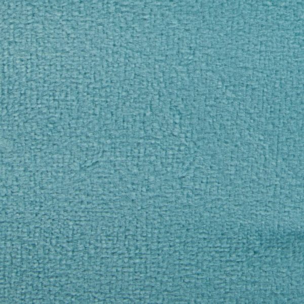 Braided Square 16 Inch Ice Blue Velvet Contemporary Ottoman 4
