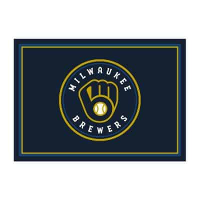 Brewers 4x6 Spirit Rug Officially Licensed MLB Area Rug