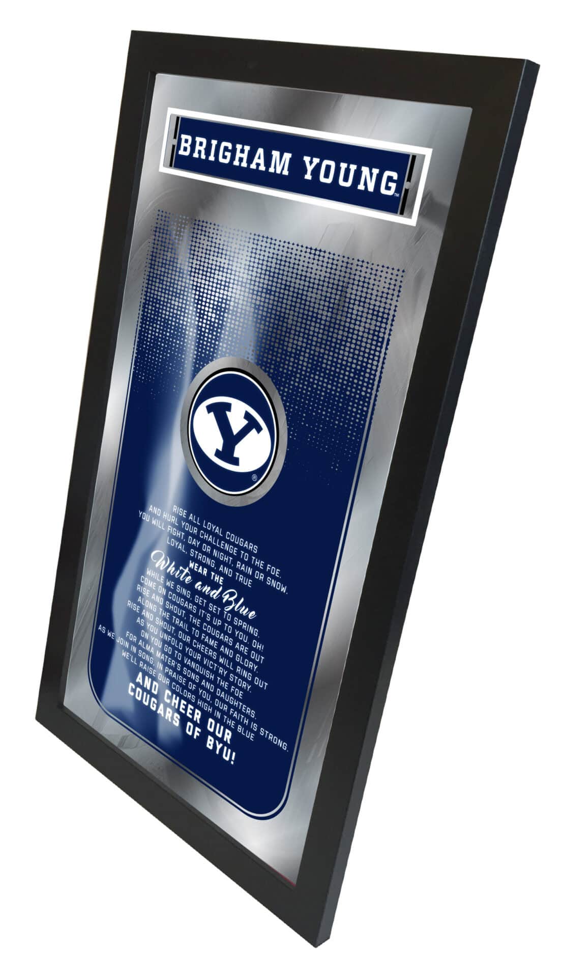 Brigham Young University 26x15 Fight Song Wall Mirror 2 Brigham Young University 26x15 Fight Song Wall Mirror - Image 2