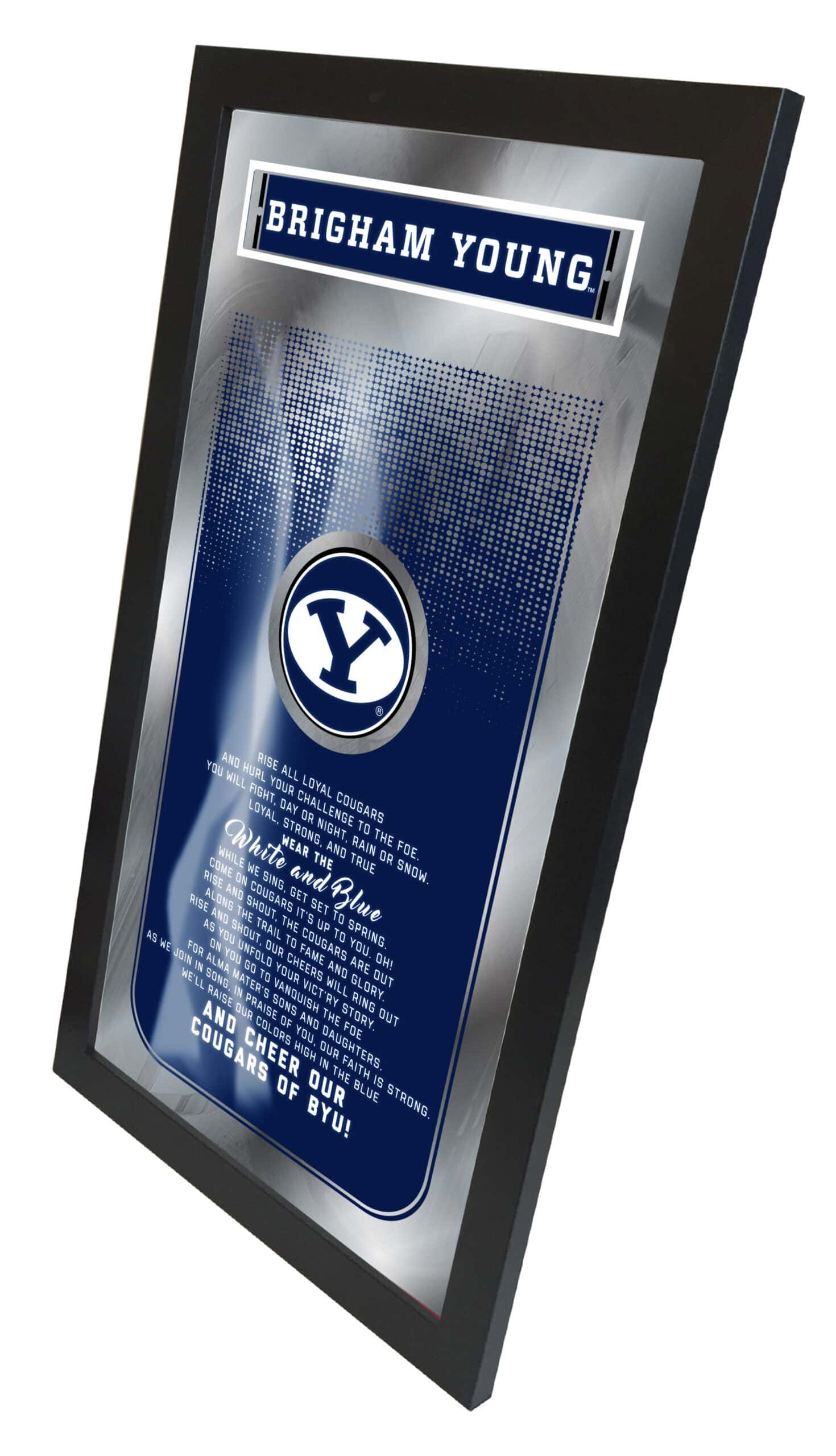 Brigham Young University 26x15 Fight Song Wall Mirror 5 Brigham Young University 26x15 Fight Song Wall Mirror