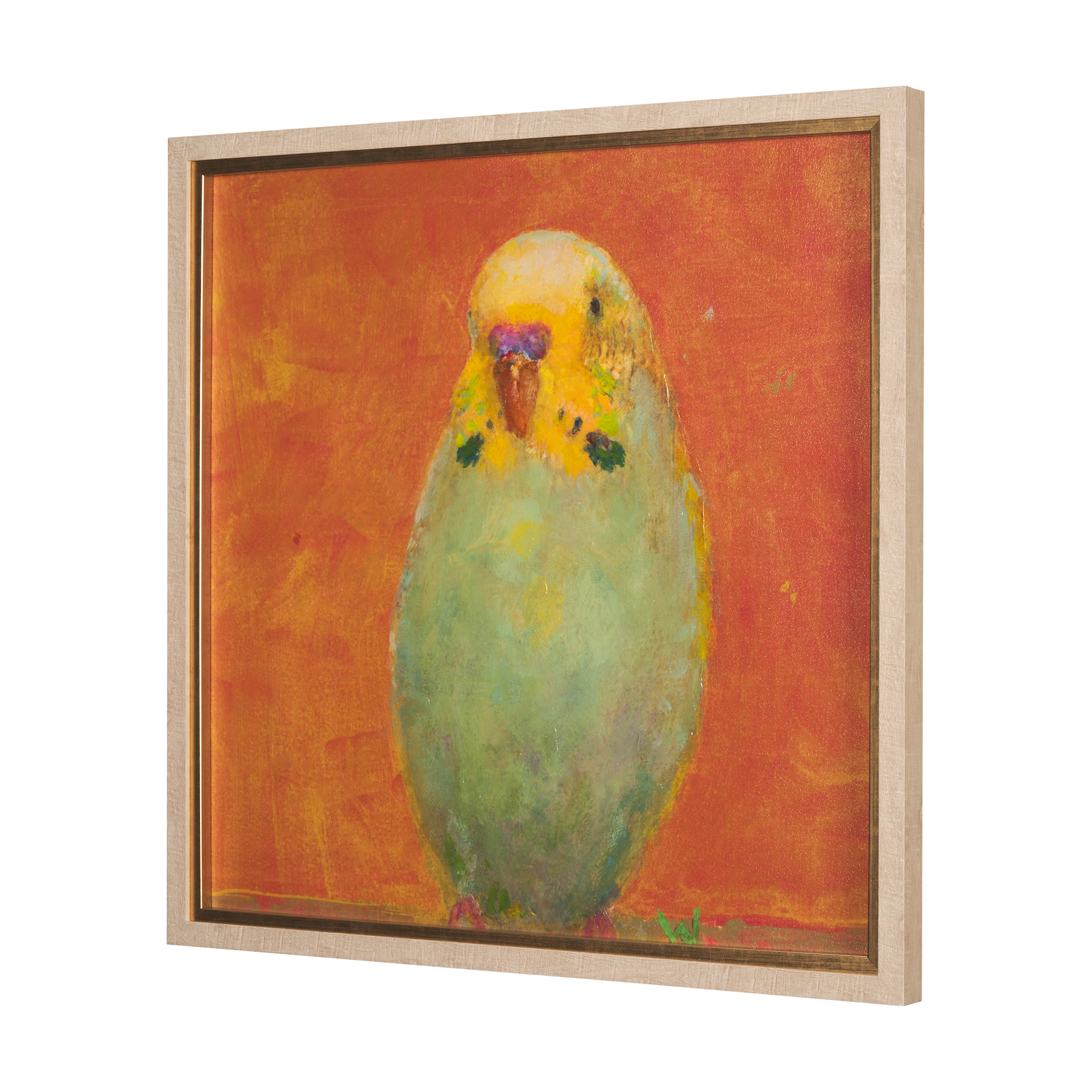 Bright Birds II by Roy Woodland a Hand Embelished Textured Framed Art Print 3 Bright Birds II by Roy Woodland a Hand Embelished Textured Framed Art Print - Image 3