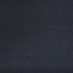Brooks 90.2L x 34.8W x 33.5H Navy Blue Fabric Three Seater Sofa W/ Medium Brown Wooden Legs