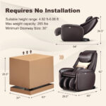 Zero Gravity Massage Chair with SL Track and Heated Waist