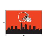 Browns Cityscape 2x3 Washable Rug Hometown Pride Collection