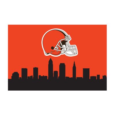 Browns Cityscape 2x3 Washable Rug Hometown Pride Collection