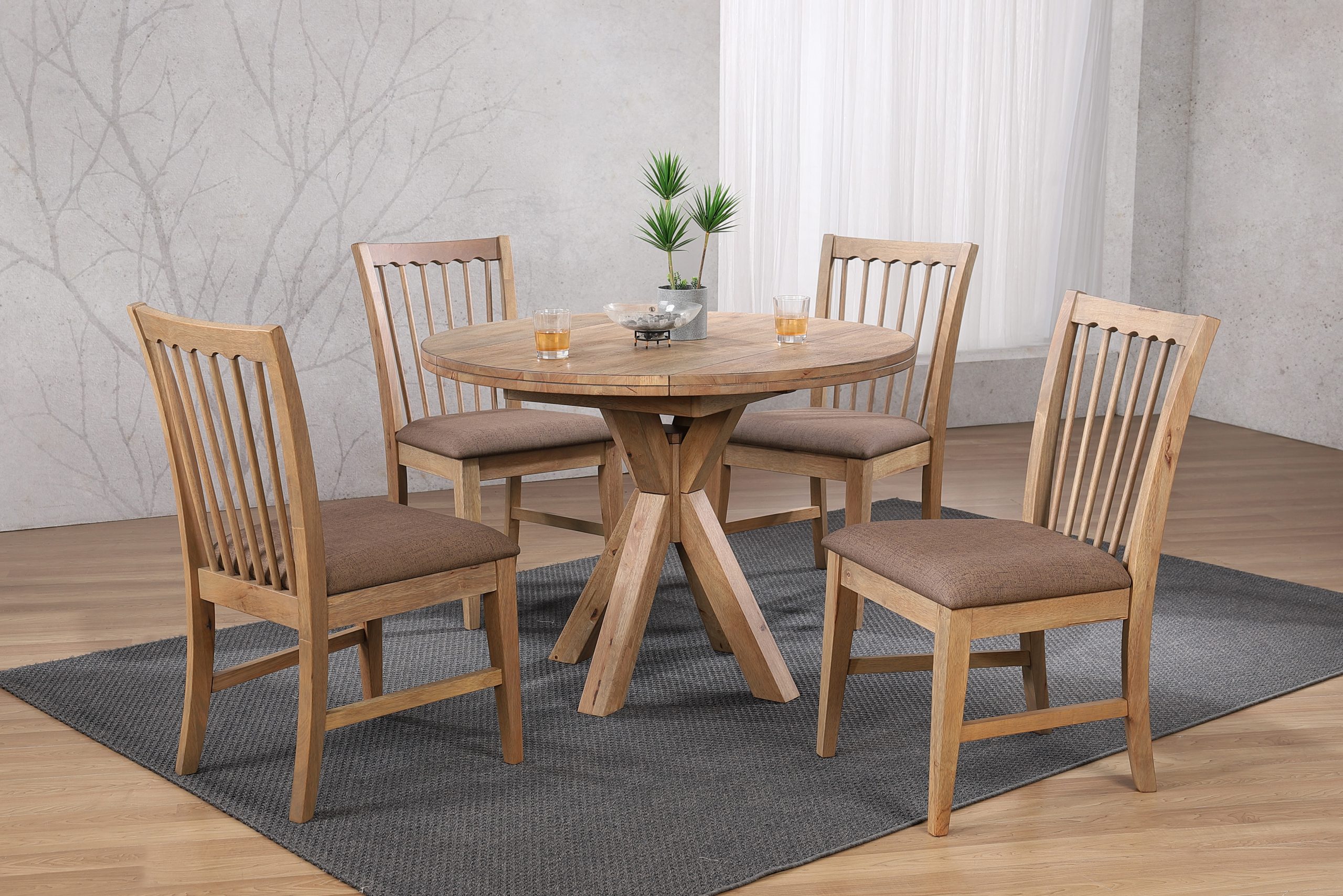brownstone drop leaf dining table