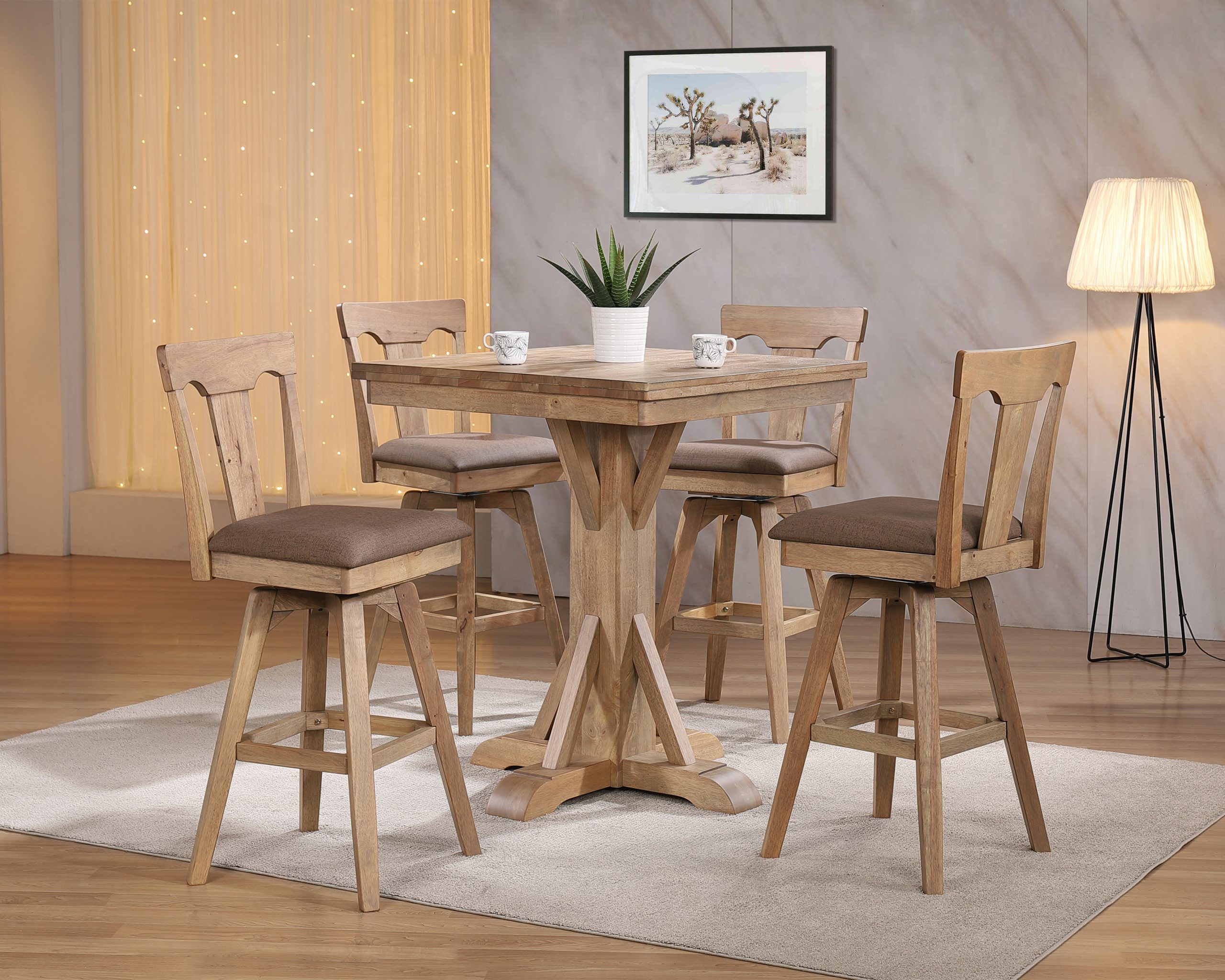brownstone 30-inch panel back swivel bar stool