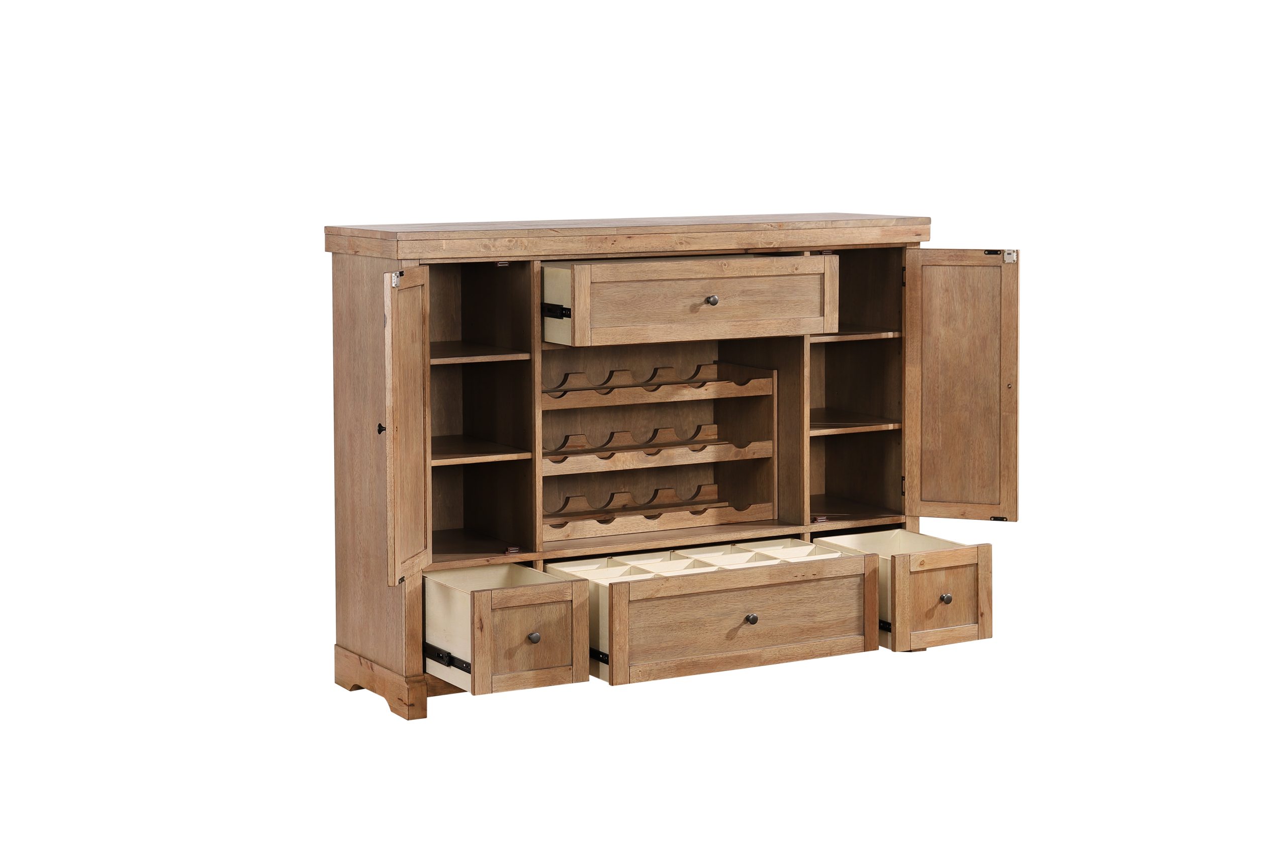 brownsone 60-inch wide spirit cabinet