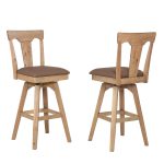 Brownstone 30-Inch Spindle Back Swivel Bar Stool
