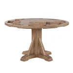 Brownstone 52-Inch Round Adjustable Poker Table