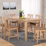 Brownstone Counter Height Leg Dining table