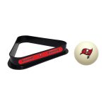 Buccaneers Billiards Triangle and Cue Ball Set 6 Buccaneers Billiards Triangle and Cue Ball Set