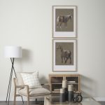 Buckskin Blanket by Mercana Studio a Hand Embelished Textured Framed Art Print