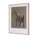 Buckskin Blanket by Mercana Studio a Hand Embelished Textured Framed Art Print