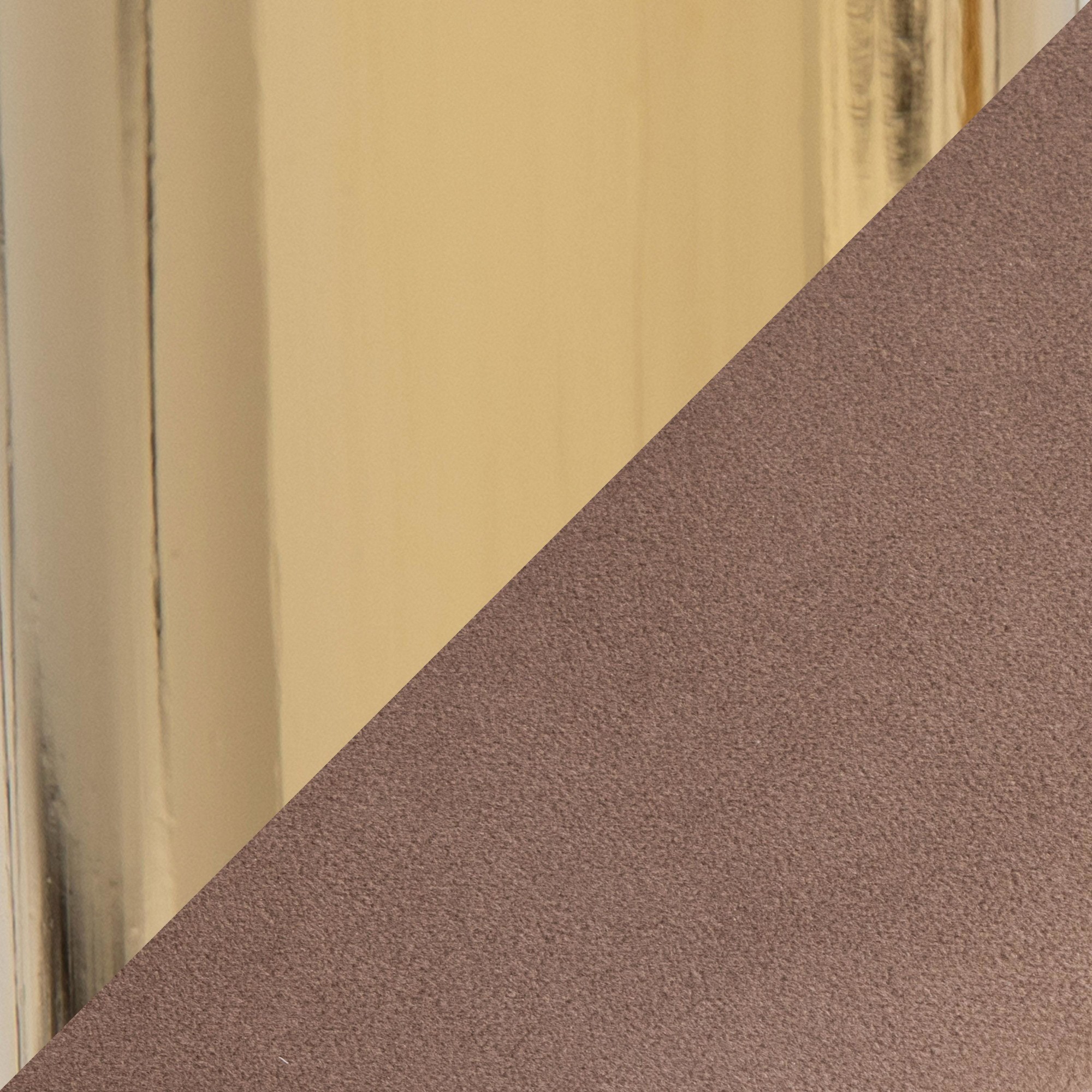 Buena Brown Velvet Gold Contemporary Dining Chairs (Set of 2) 9 Buena Brown Velvet Gold Contemporary Dining Chairs (Set of 2) - Image 9