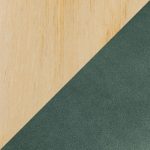 Buena Green Velvet Contemporary Dining Chairs Natural Wood (Set of 2) 18 Buena Green Velvet Contemporary Dining Chairs Natural Wood (Set of 2)