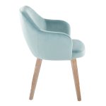 Buena Light Blue Velvet Whitewashed Wood Contemporary Dining Chairs (Set of 2) 13 Buena Light Blue Velvet Whitewashed Wood Contemporary Dining Chairs (Set of 2)