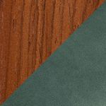 Buena Walnut Wood and Green Velvet Contemporary Dining Chairs (Set of 2) 18 Buena Walnut Wood and Green Velvet Contemporary Dining Chairs (Set of 2)