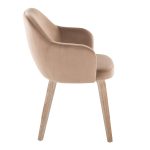 Buena Whitewashed Wood Brown Velvet Contemporary Dining Chairs (Set of 2) 13 Buena Whitewashed Wood Brown Velvet Contemporary Dining Chairs (Set of 2)