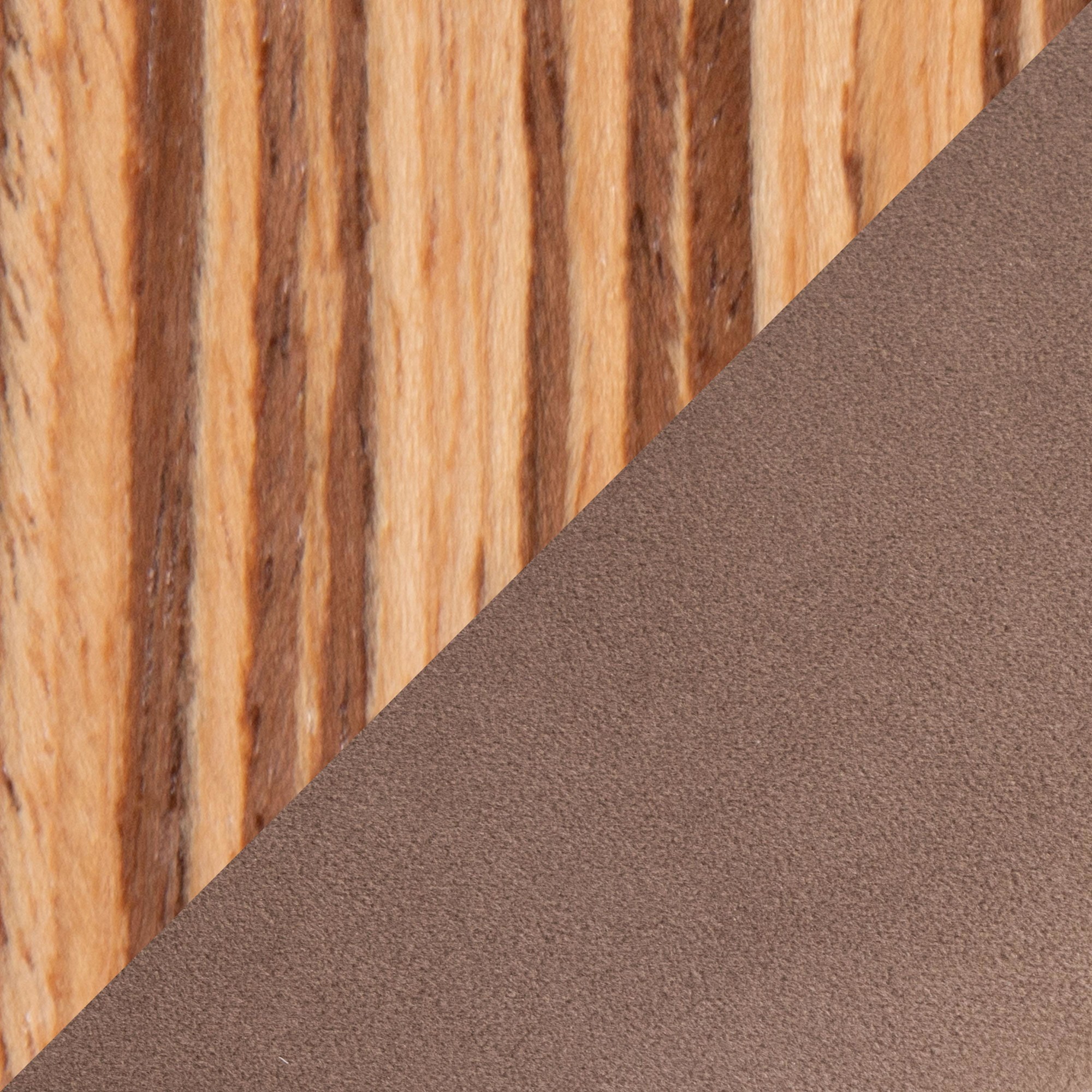 Buena Zebra Wood Brown Velvet Contemporary Dining Chairs (Set of 2) 9 Buena Zebra Wood Brown Velvet Contemporary Dining Chairs (Set of 2) - Image 9