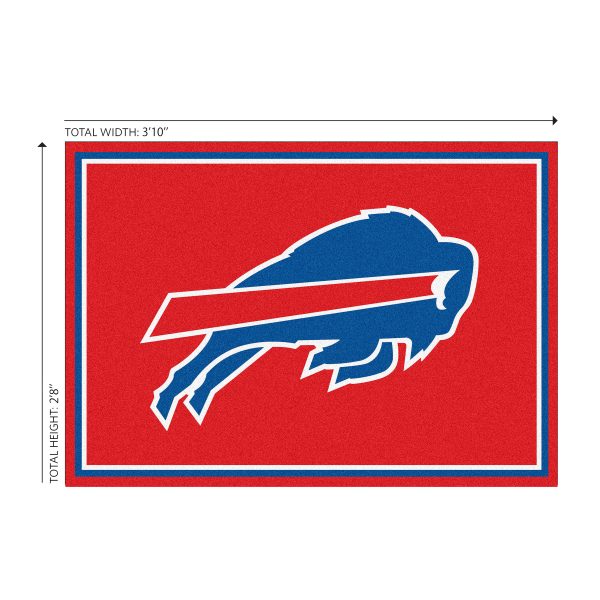 Buffalo Bills 3x4 Spirit Area Rug NFL Licensed Made USA 1
