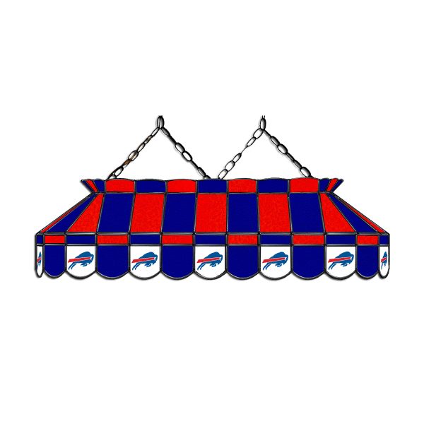 Buffalo Bills 40 Inch Stained Glass Billiard Lamp