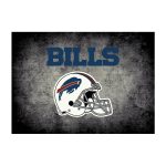 Buffalo Bills 8x11 Distressed Area Rug Officially Licensed NFL