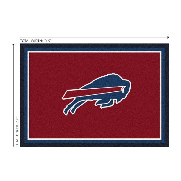 Buffalo Bills 8x11 Officially Licensed NFL Spirit Area Rug 1