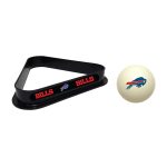 Buffalo Bills Billiard Cue Ball and Triangle Set